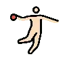 Person Playing Handball: Light Skin Tone Emoji 🤾🏻 image - OpenMoji style