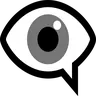 Eye In Speech Bubble Emoji 👁️‍🗨️ image - Microsoft Windows 10 Segoe UI Emoji style