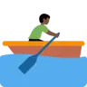 Man Rowing Boat: Dark Skin Tone Emoji 🚣🏿‍♂️ image - Twitter / X (Twemoji) style