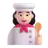 Woman Cook: Light Skin Tone
