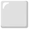 White Large Square Emoji ⬜ image - Google Noto Color style