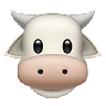 Cow Face Emoji 🐮 image - Apple style