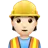 Construction Worker: Light Skin Tone