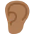 Ear: Medium-Dark Skin Tone