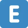 Simbolo di indicatore regionale Lettera E 🇪 image - Twitter / X (Twemoji) style