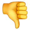 Thumbs Down Emoji 👎 image - Samsung style