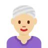Woman Wearing Turban: Medium-Light Skin Tone Emoji 👳🏼‍♀️ image - Twitter / X (Twemoji) style