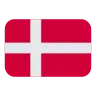 Flag: Denmark Emoji 🇩🇰 image - Tossface style