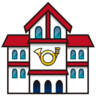 Bureau de poste européen Emoji 🏤 image - Emojidex style