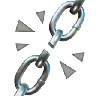 Broken Chain Emoji ⛓️‍💥 image - Apple style