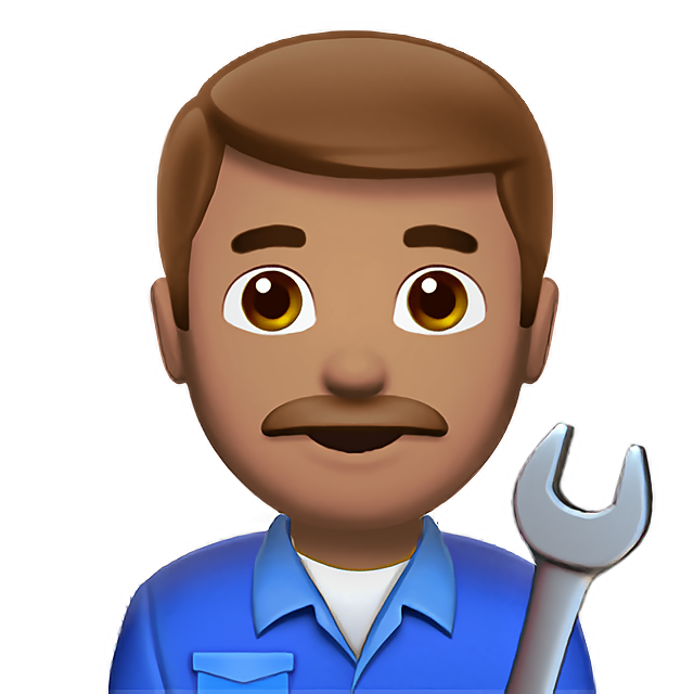 Man Mechanic: Medium Skin Tone