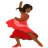 Woman Dancing: Medium-Dark Skin Tone
