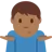 Man Shrugging: Medium-Dark Skin Tone