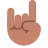 Sign Of The Horns: Medium Skin Tone