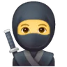 Ninja Emoji 🥷 image - Samsung style