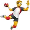 Man Playing Handball Emoji 🤾‍♂️ image - Apple style