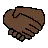 Handshake: Dark Skin Tone