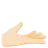 Palm Up Hand: Light Skin Tone