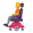 Person In Motorized Wheelchair
