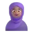 Woman With Headscarf: Medium Skin Tone
