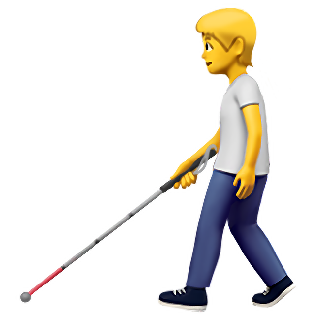 Person With White Cane