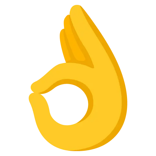 Signe ok de la main