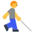Person With White Cane