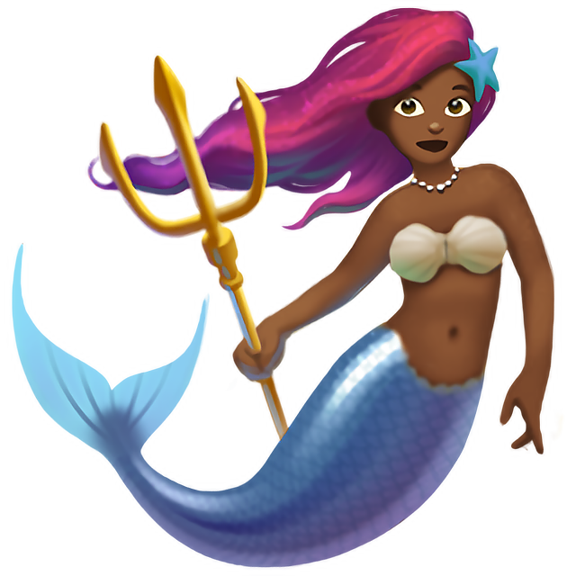 Mermaid: Medium-Dark Skin Tone
