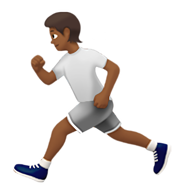 Person Running: Medium-Dark Skin Tone