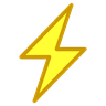 High Voltage Emoji ⚡ image - SoftBank style