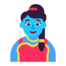 Woman Genie Emoji 🧞‍♀️ image - Microsoft Classic 2D style