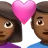 Couple With Heart: Woman, Man, Medium-Dark Skin Tone