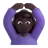 Woman Gesturing Ok: Dark Skin Tone