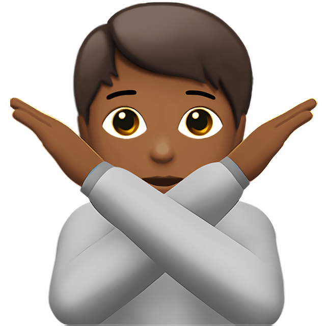 Person Gesturing No: Medium-Dark Skin Tone