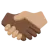 Handshake: Dark Skin Tone, Medium Skin Tone