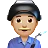 Man Factory Worker: Medium-Light Skin Tone