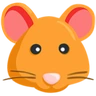 仓鼠脸 Emoji 🐹 image - Facebook Messenger (2016) style