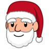 Santa Claus: Medium-Light Skin Tone Emoji 🎅🏼 image - Emojidex style