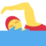Woman Swimming Emoji 🏊‍♀️ image - Twitter / X (Twemoji) style
