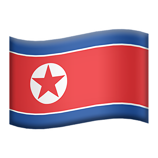 Flag: North Korea