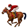 Horse Racing: Medium-Light Skin Tone Emoji 🏇🏼 image - Huawei Harmony OS style
