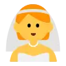घूंघट वाली दुल्हन Emoji 👰 image - Tossface style
