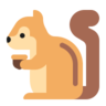 Tamia Emoji 🐿 image - Microsoft Classic 2D style
