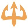 Emblème du trident Emoji 🔱 image - EmojiTwo style