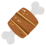 Os à la viande Emoji 🍖 image - EmojiTwo style