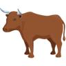Emoji Ökör 🐂 image - Facebook Messenger (2016) style