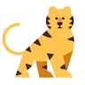 बाघ Emoji 🐅 image - Tossface style