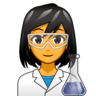 Woman Scientist Emoji 👩‍🔬 image - Emojidex style