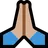 Folded Hands: Medium-Light Skin Tone