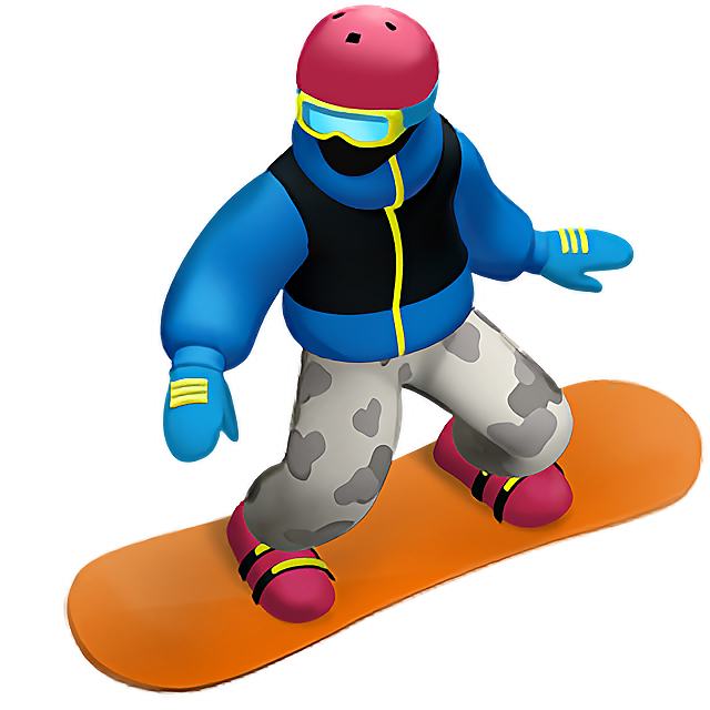 Snowboarder: Medium-Light Skin Tone